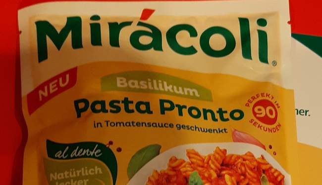 Mirácoli® Pasta Pronto – der schnelle Pastagenuss