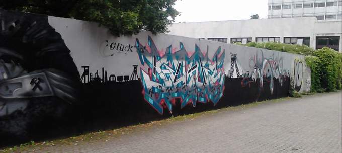 Graffiti in Marl – hier ist es erwünscht
